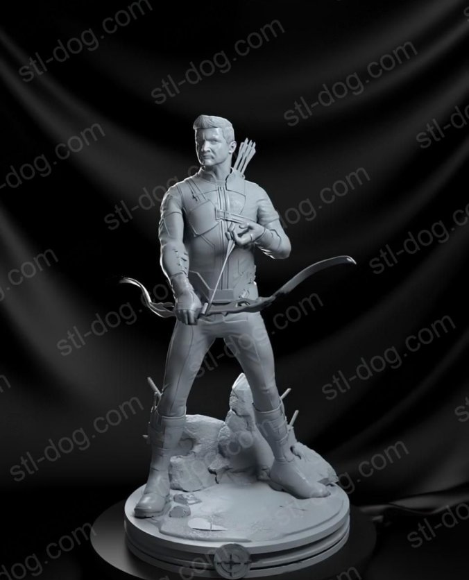 复仇者联盟（The Avengers）鹰眼（Hawkeye） 3D打印图纸